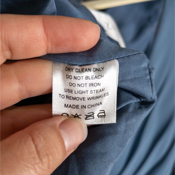 AZAZIE Yetta Maternity Dress Twilight A-Line V-Neck Gathered Chiffon Women's A14 - Picture 7 of 7